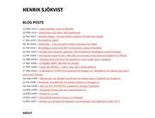 Tablet Screenshot of henriksjokvist.net